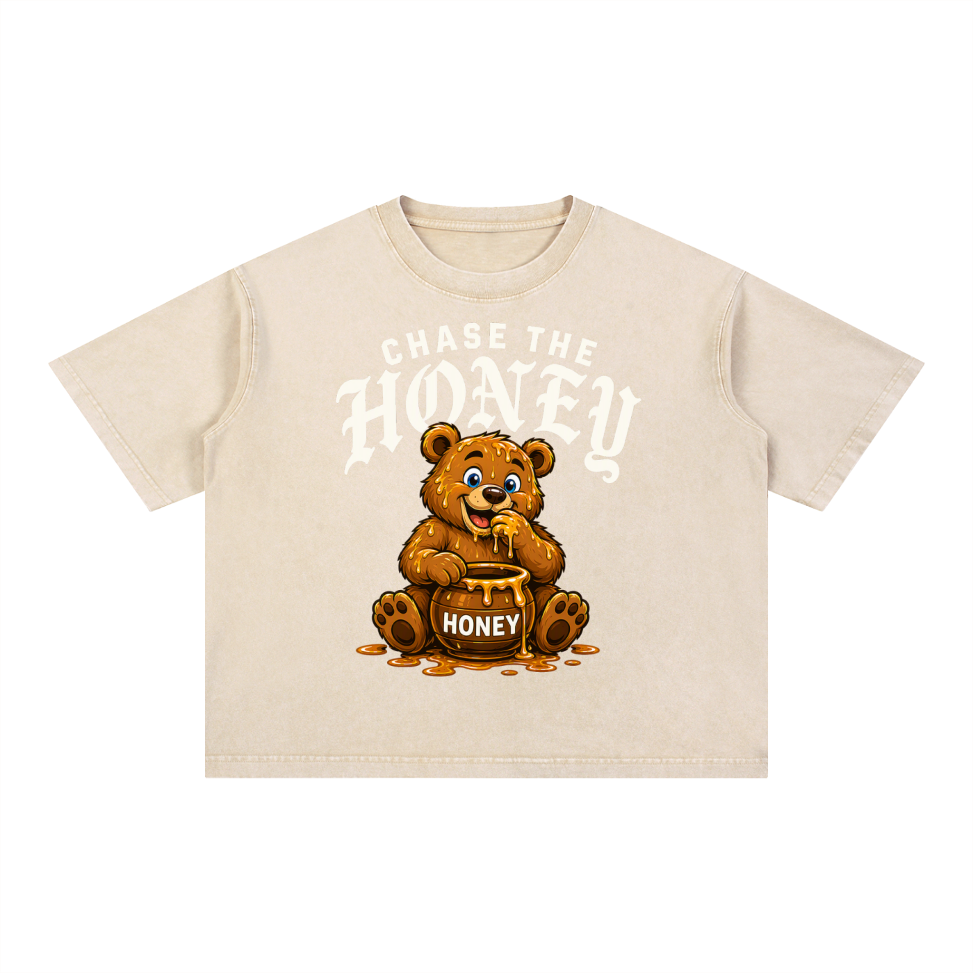 Mineral Wash Boxy Cotton T-Shirt