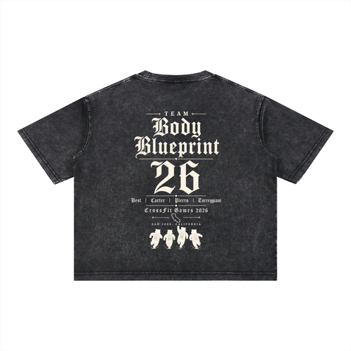Mineral Wash Boxy Cotton T-Shirt