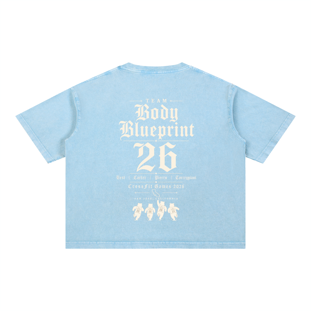 Mineral Wash Boxy Cotton T-Shirt
