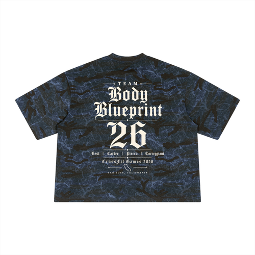 LIMITED GAMES DROP-Unisex Boxy Camo Print T-Shirt