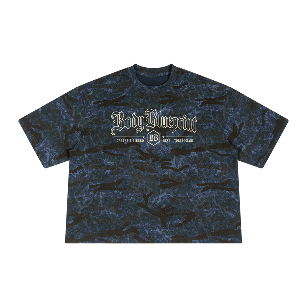LIMITED GAMES DROP-Unisex Boxy Camo Print T-Shirt