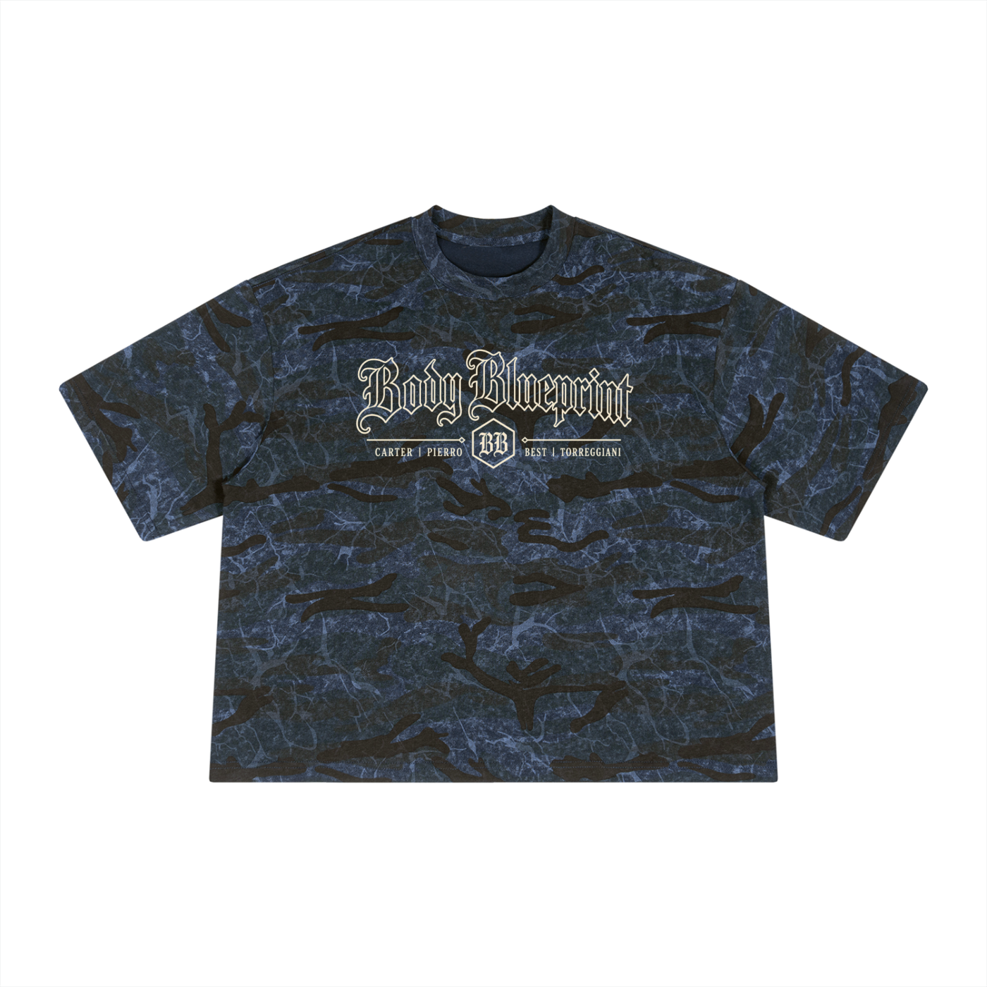 LIMITED GAMES DROP-Unisex Boxy Camo Print T-Shirt
